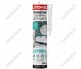 Силиконовый герметик LITOSIL (280 мл) черный графит