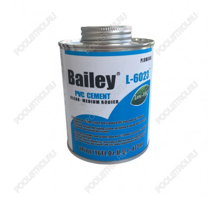 Клей для труб ПВХ Bailey L-6023 118 мл