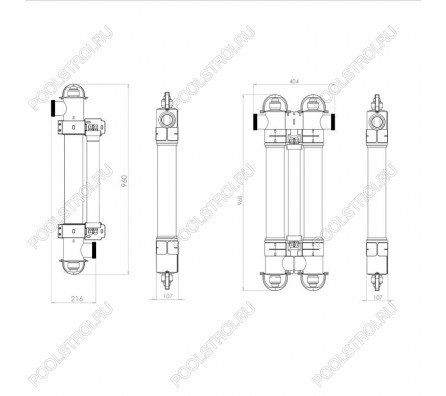 Ультрафиолетовая установка Elecro Steriliser UV-C E-PP2-110